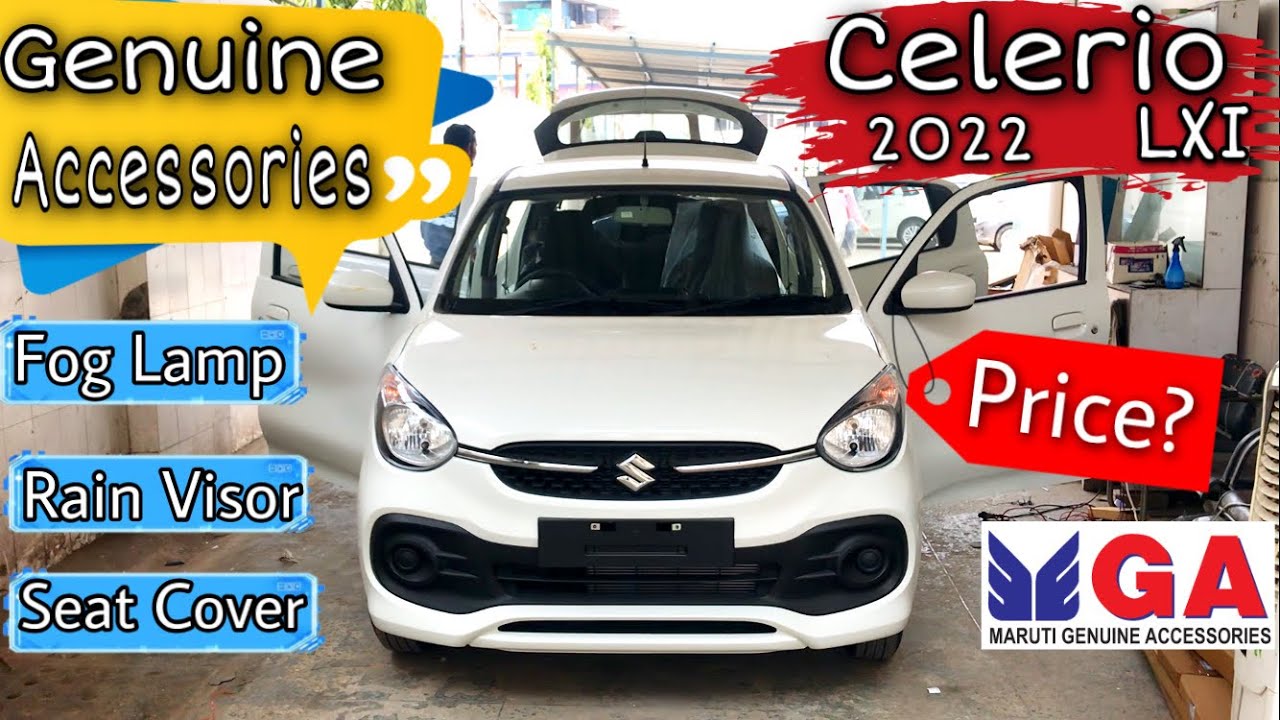 Celerio 2022 Genuine Accessories Price Details