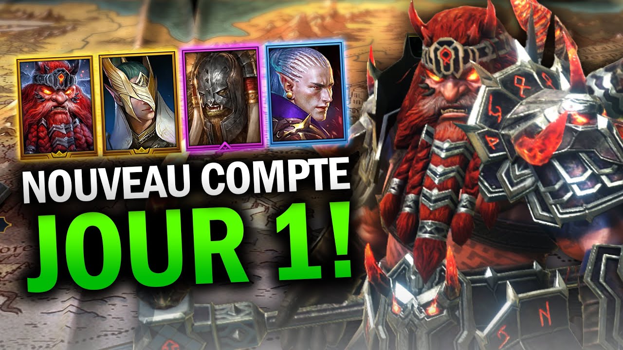 RECOMMENCER ! GUIDE DU JOUR 1 pour bien débuter un nouveau compte Raid Shadow Legends