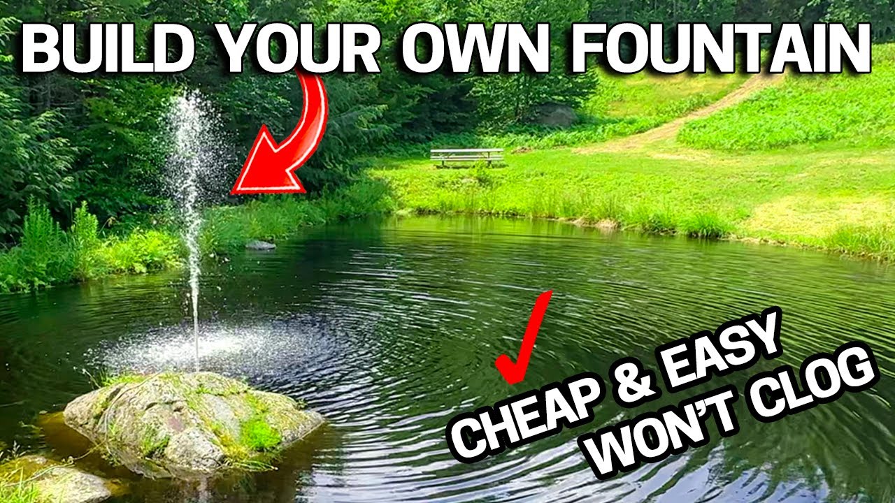 Turning a Sump Pump into a Garden Pond Fountain