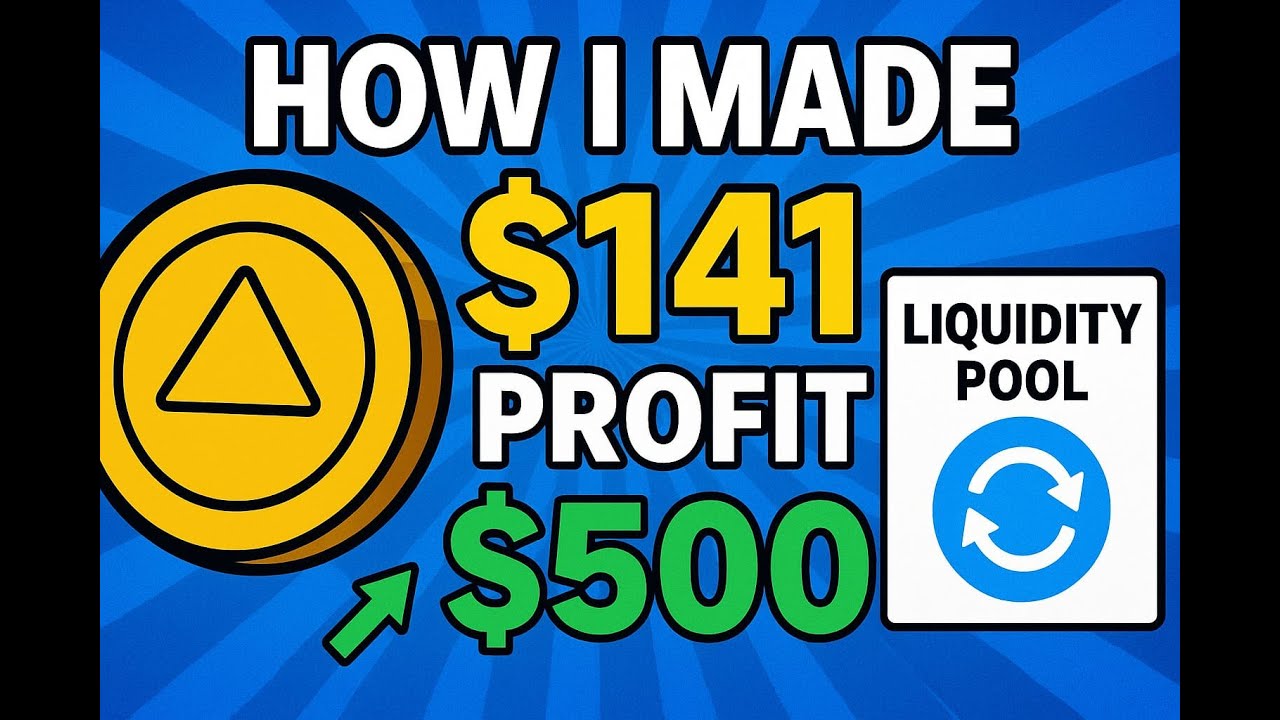 HOW I MADE $141 PROFIT USING $500 IN A VAULT COIN LIQUIDITY POOL