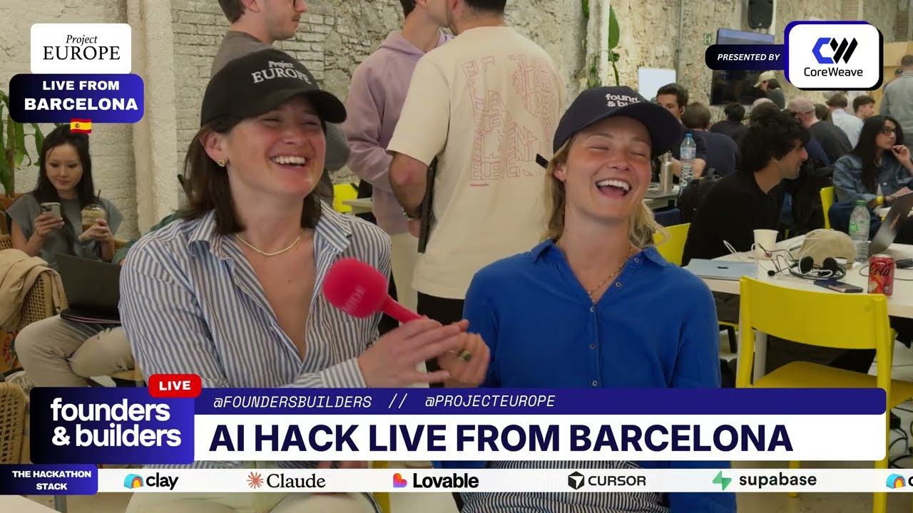 Founders & Builders LIVE at Project Europe Hack Barcelona