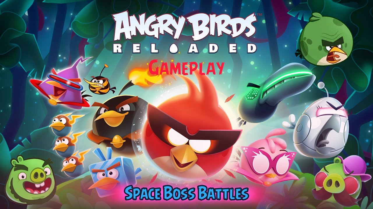 Angry Birds Reloaded Gameplay Space Boss Battles 
