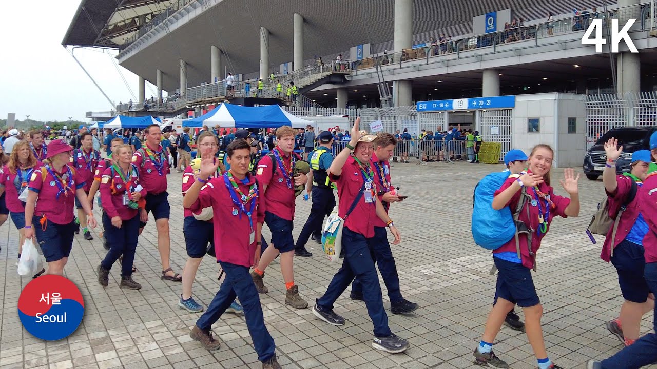 Jamboree members gathering in Sangam-dong, Closing Ceremony / K-pop Super Live l 잼버리 폐영식 / kpop콘서트