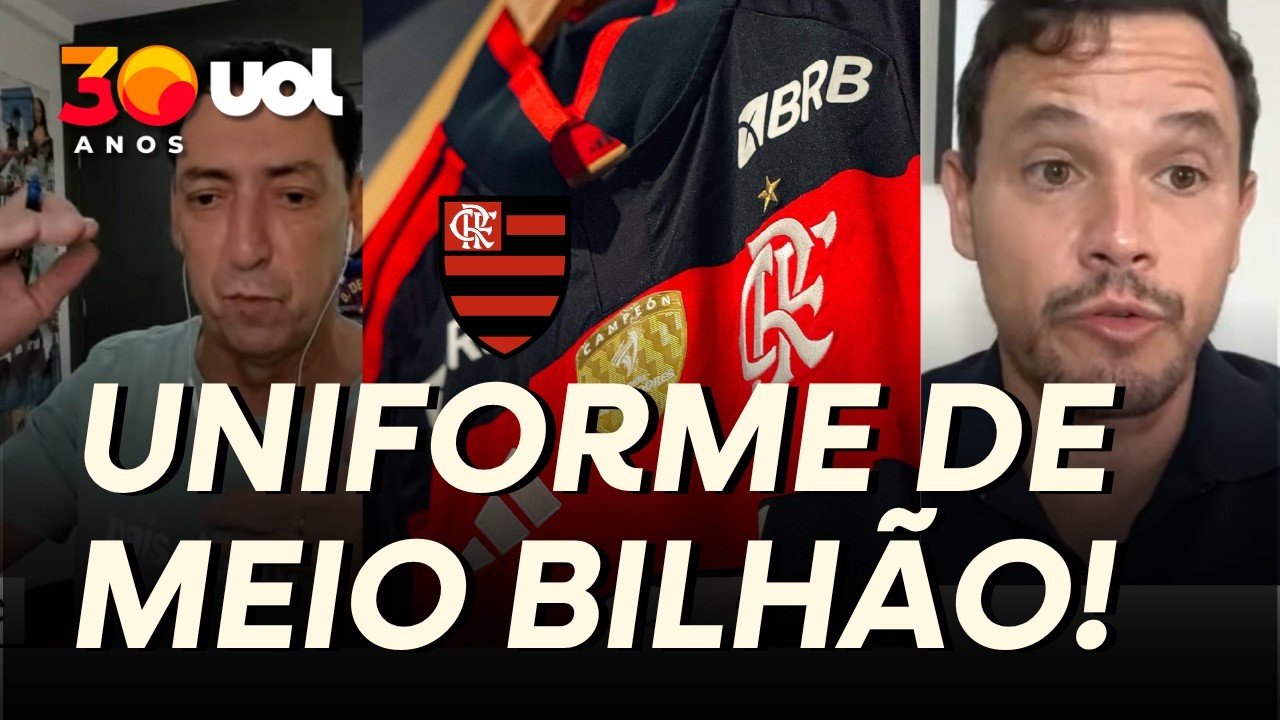 FLAMENGO FATURA QUASE MEIO BILH&Atilde;O COM PATROC&Iacute;NIO DO UNIFORME! VEJA OS DETALHES!