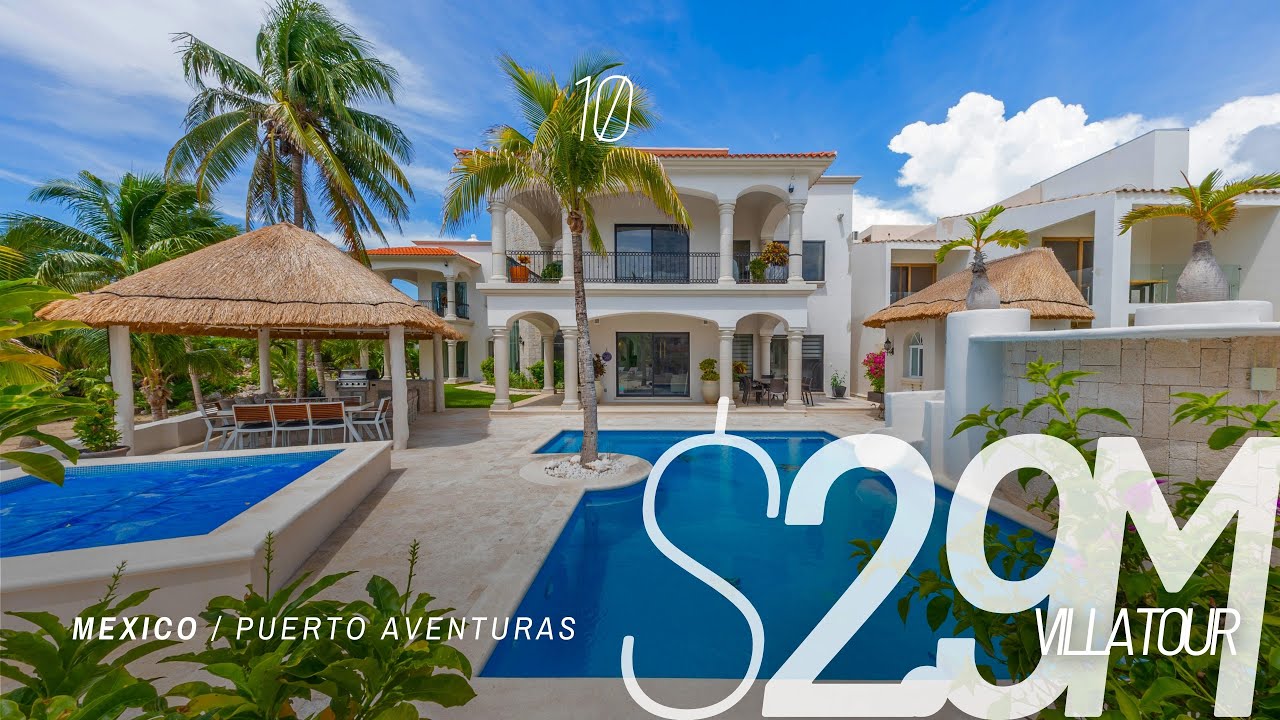 Welcome to Villa Elegancia in Puerto Aventuras, Mexico