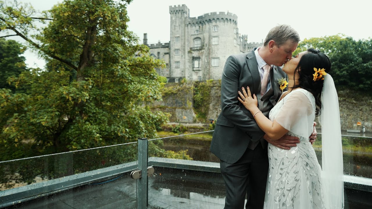 Stunning Wedding by Kilkenny Castle at the Kilkenny Rivercourt Hotel in Ireland