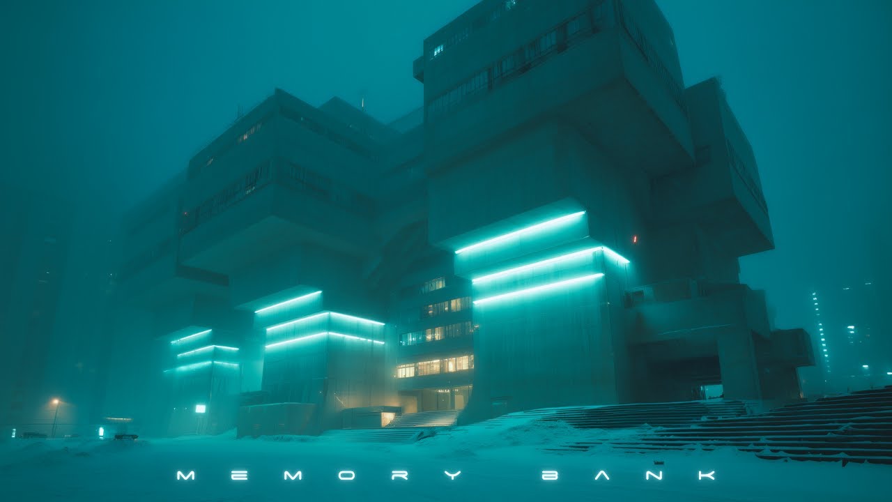 MEMORY BANK: Blade Runner Ambience | Deep Winter Cyberpunk Ambient Music for Deep Focus & Relaxation