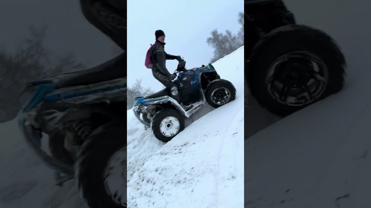 Polaris Scrambler 850 XP & 1000 taking on the snow ❄️🏔️