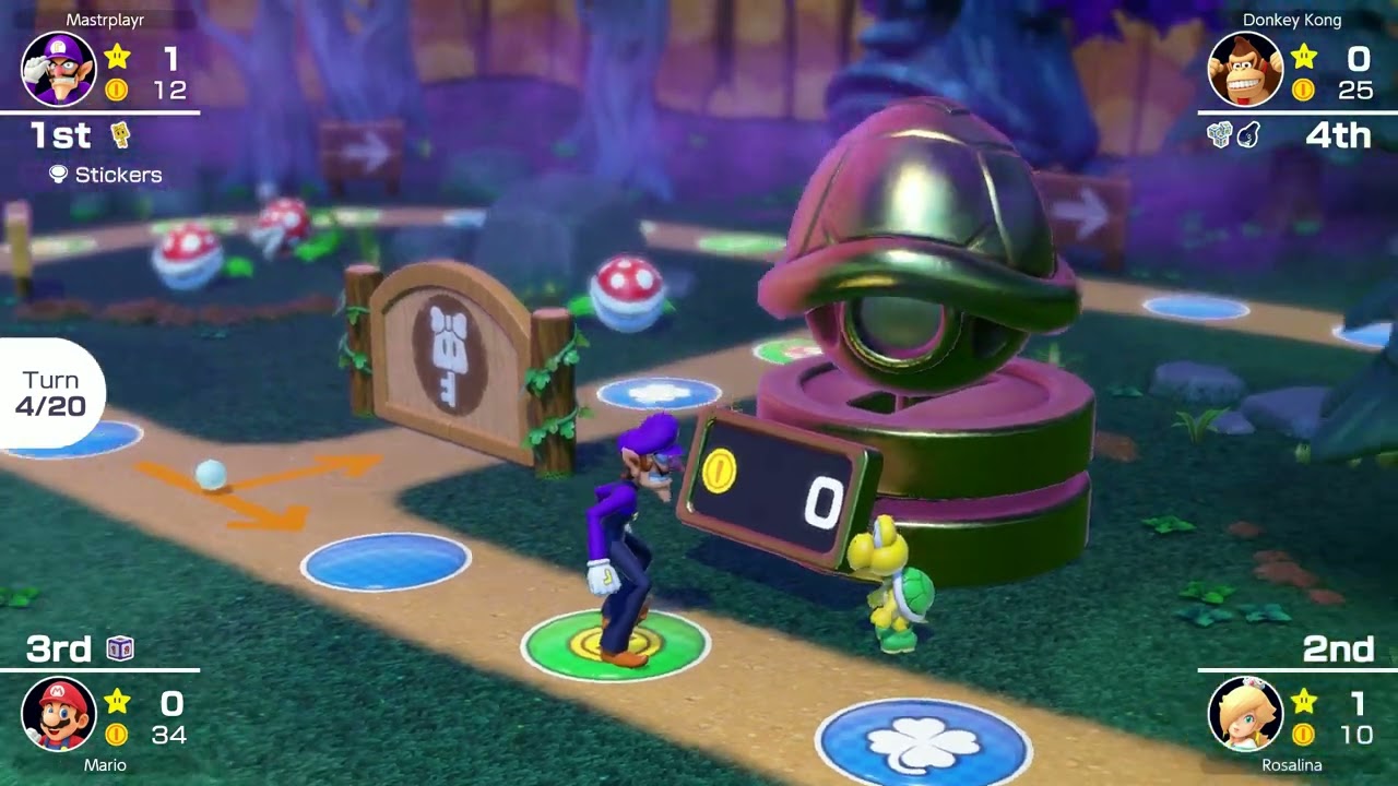 Mario Party Superstars - Woody Woods (Family Minigame Pack) (20 Turns)