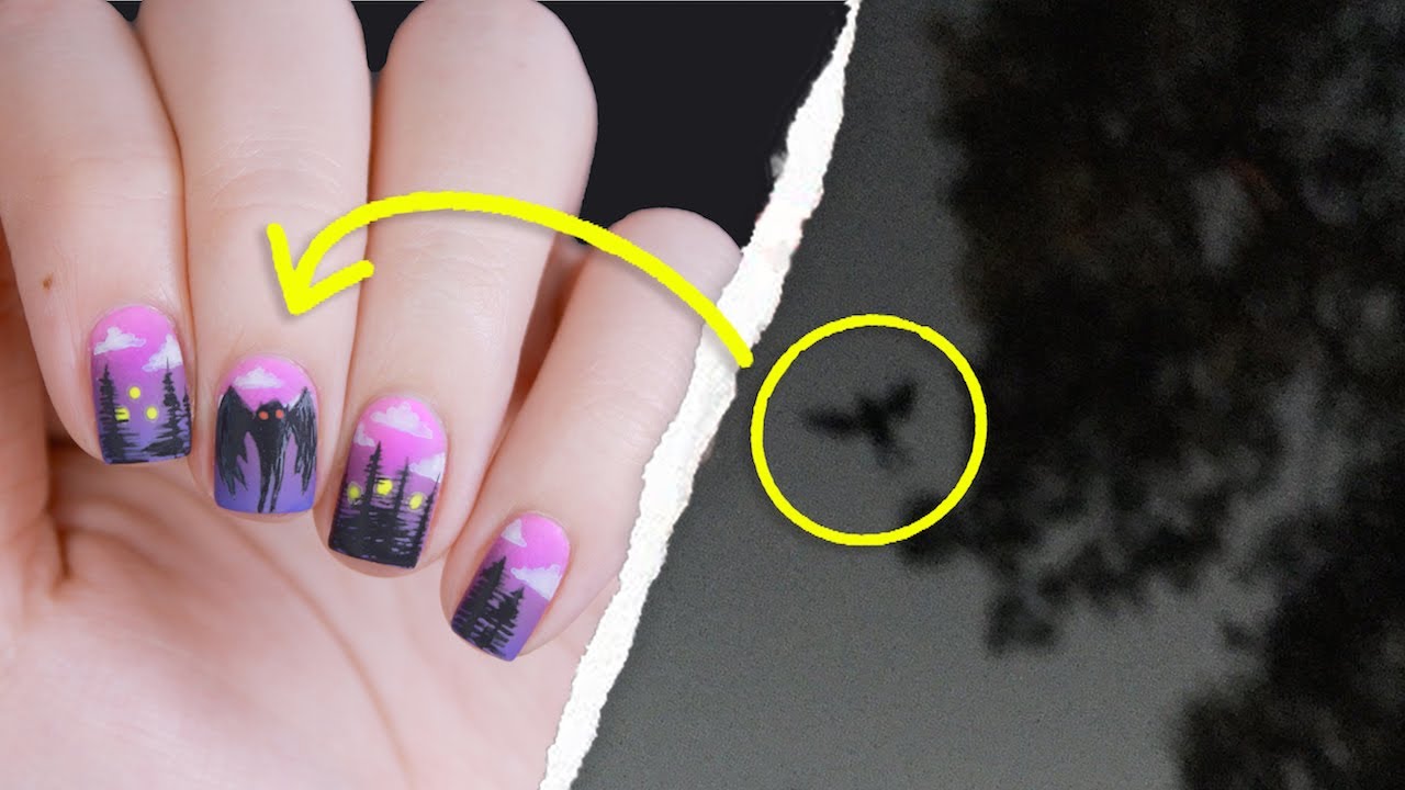 THE TRUTH ABOUT THE MOTHMAN LEGEND & Nail Art To Match