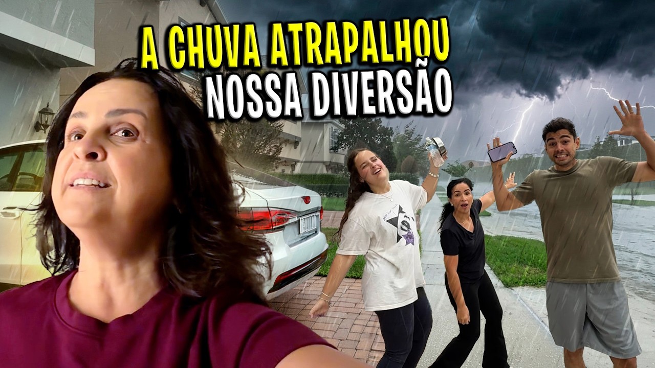 FINAL DE SEMANA COM VISITAS - A CHUVA ATRAPALHOU NOSSA DIVERSÃO