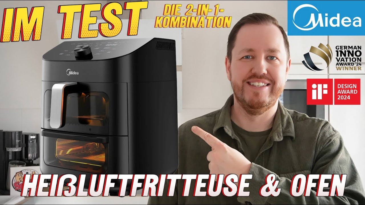 Midea: Heißluftfritteuse Double Stack im Test #midea #MideaDualAirFryer #heißluftfritteuse