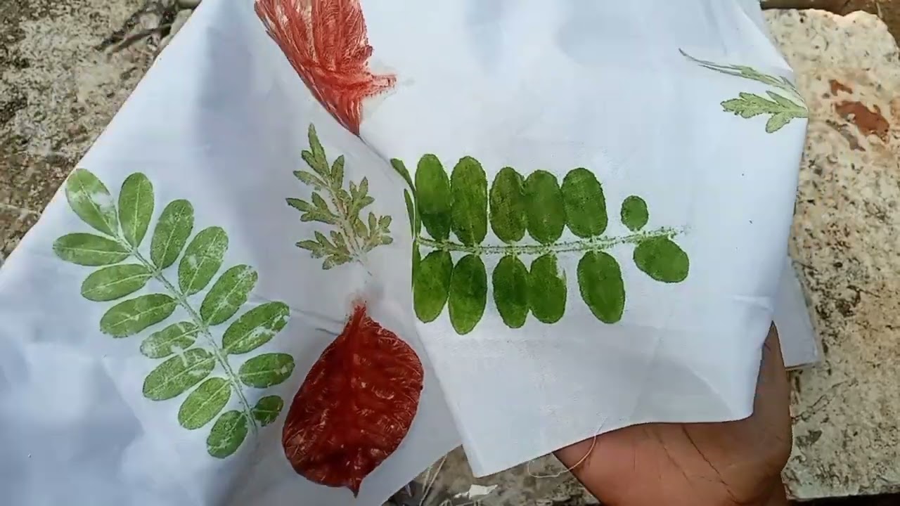 TUTORIAL ECOPRINT POUNDING / HAPAZOME / TUMBUK