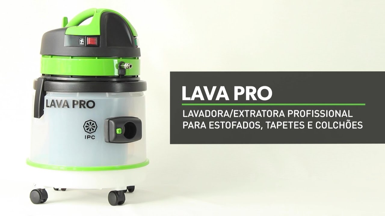 LAVA PRO - Extratora Profissional com Tanque Translúcido