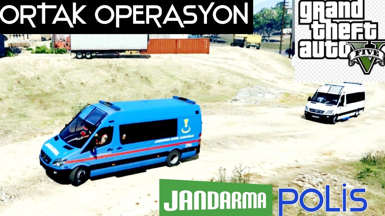 GTA 5 JANDARMA POLiS ORTAK OPERASYON
