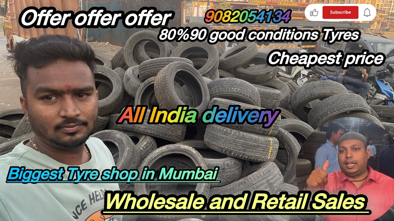 Biggest wholesale and retail Tyre Shop in Mumbai 🤩|| cheapest price | Tyres vlog || Thane Mumbra
