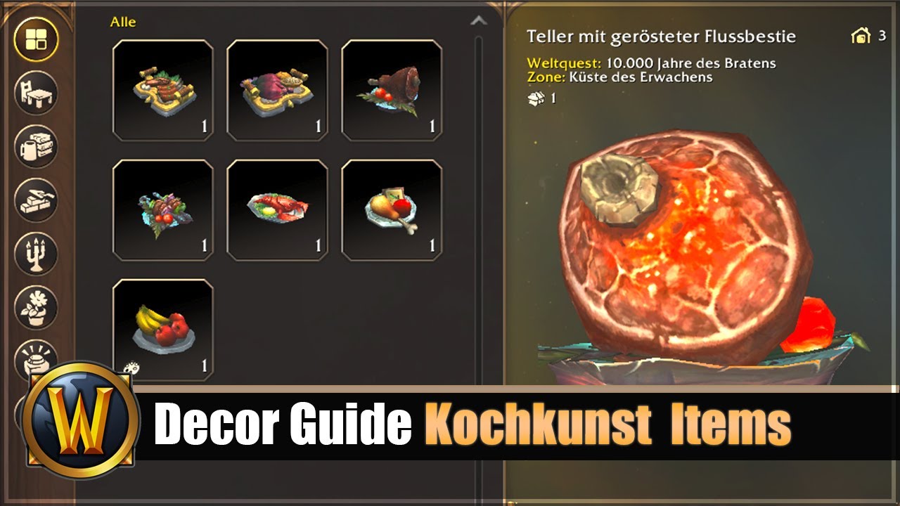 Housing Decor Guide #15: Alle Kochkunst Items + Item Übersicht