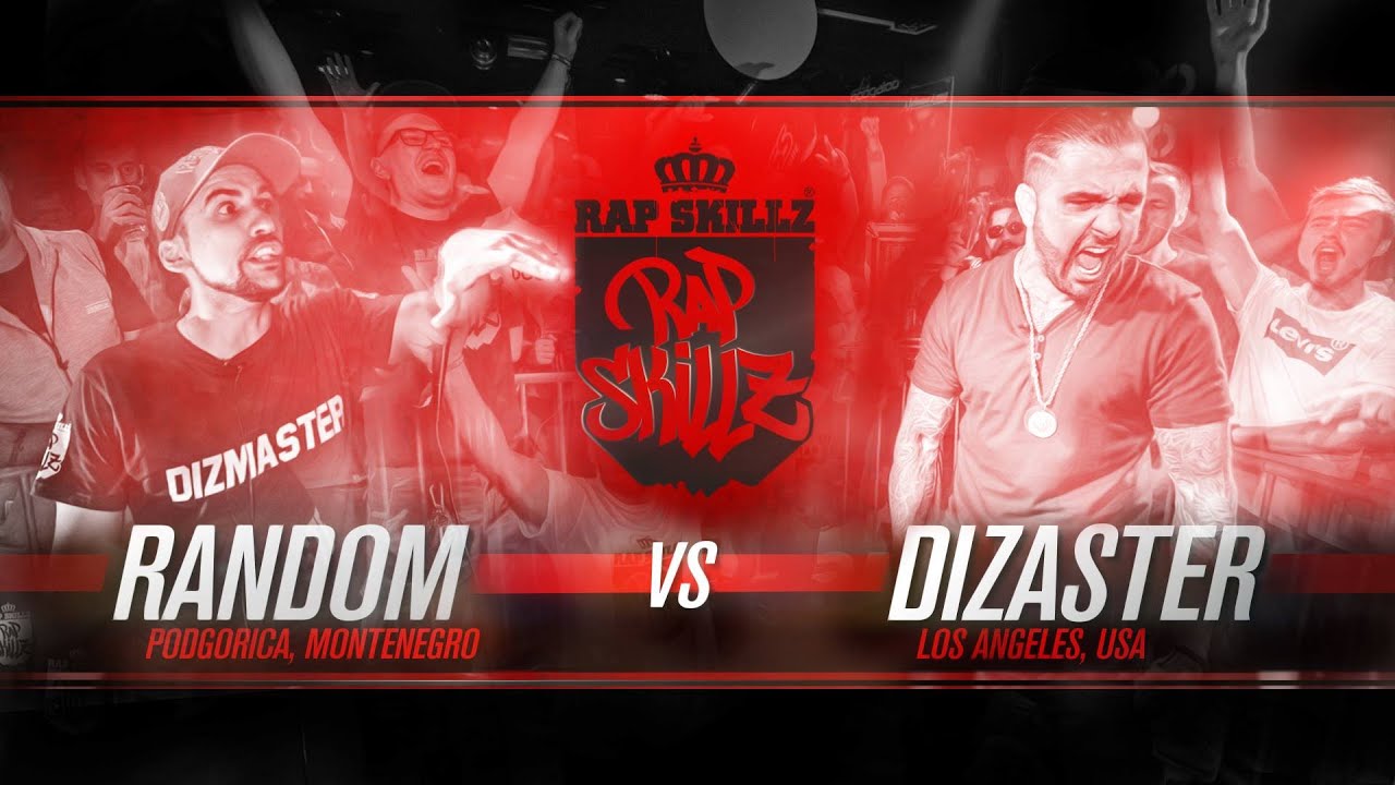 Rap Skillz - Rap Battle - Dizaster (USA) VS Random (Montenegro)