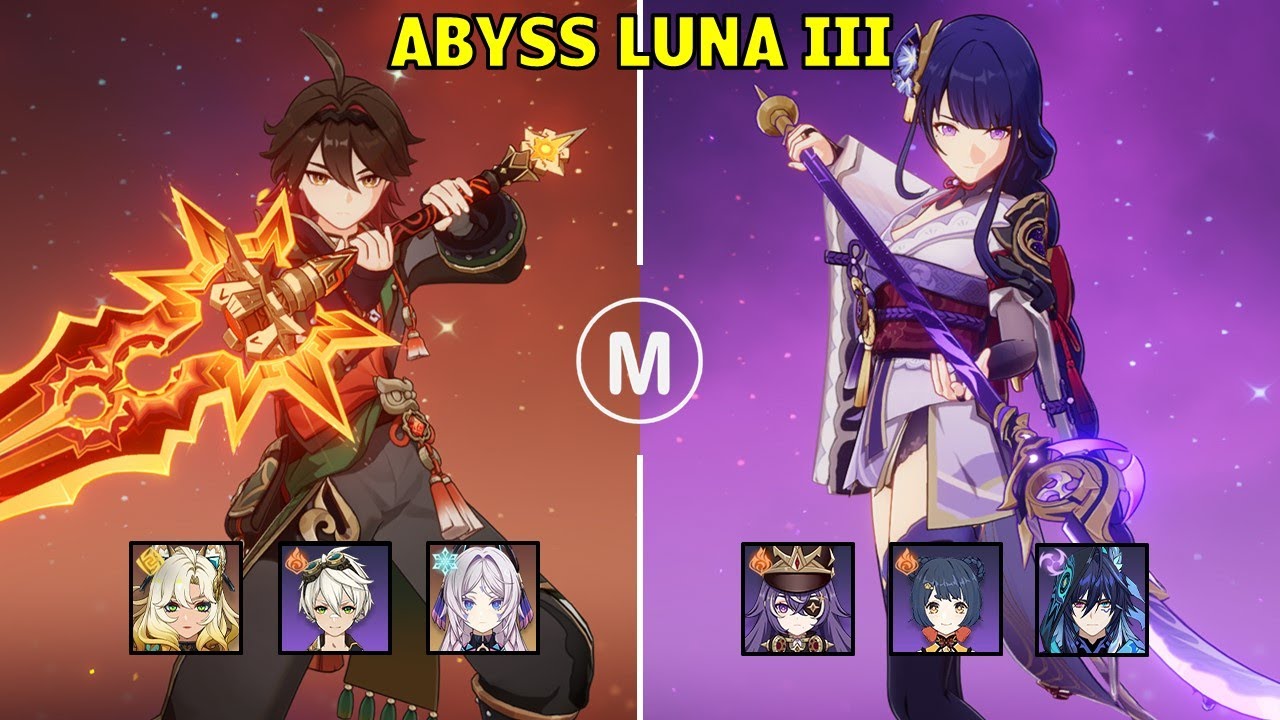 C6 Gaming Melt & C2 Raiden Overload - Spiral Abyss Luna III Genshin Impact