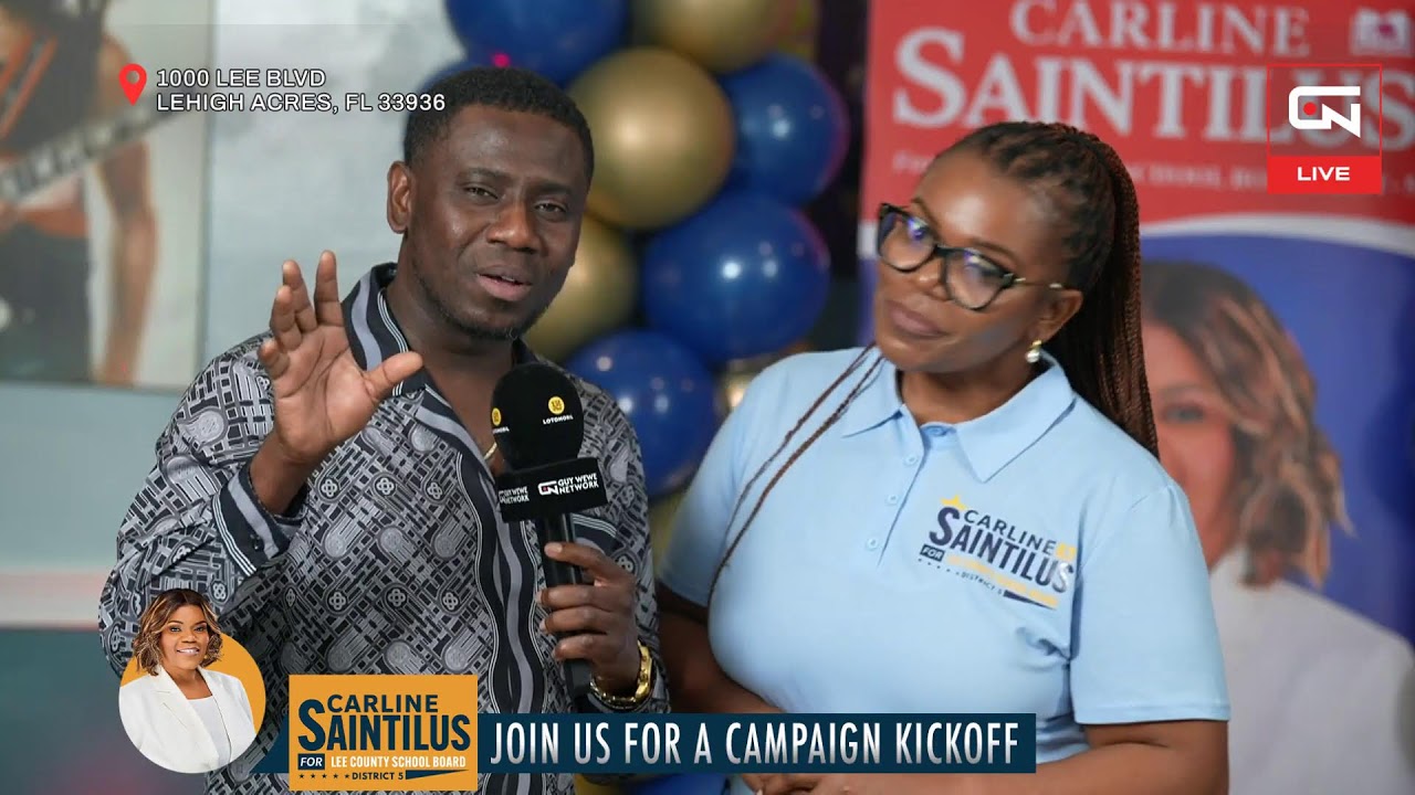 The official campaign kickoff for Carline Saintilus for Lee County School Board, District 5!