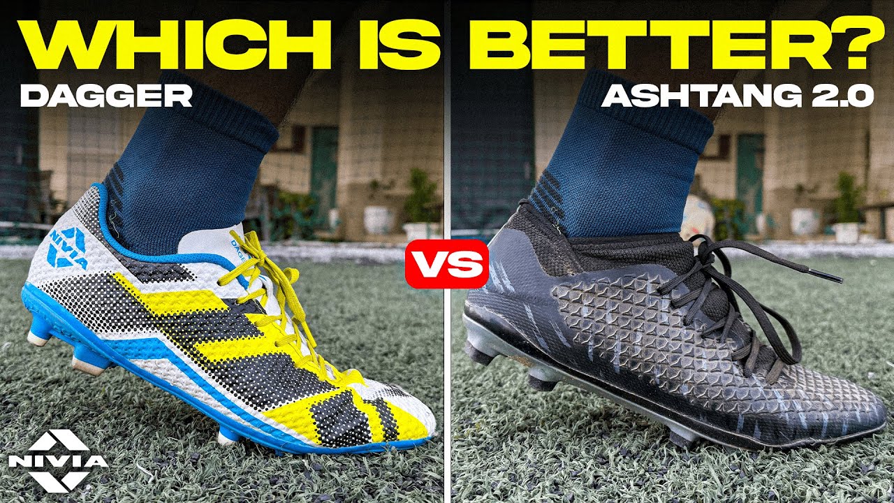 NIVIA Dagger vs Ashtang 2.0 Football Shoes | Which is Better ?
