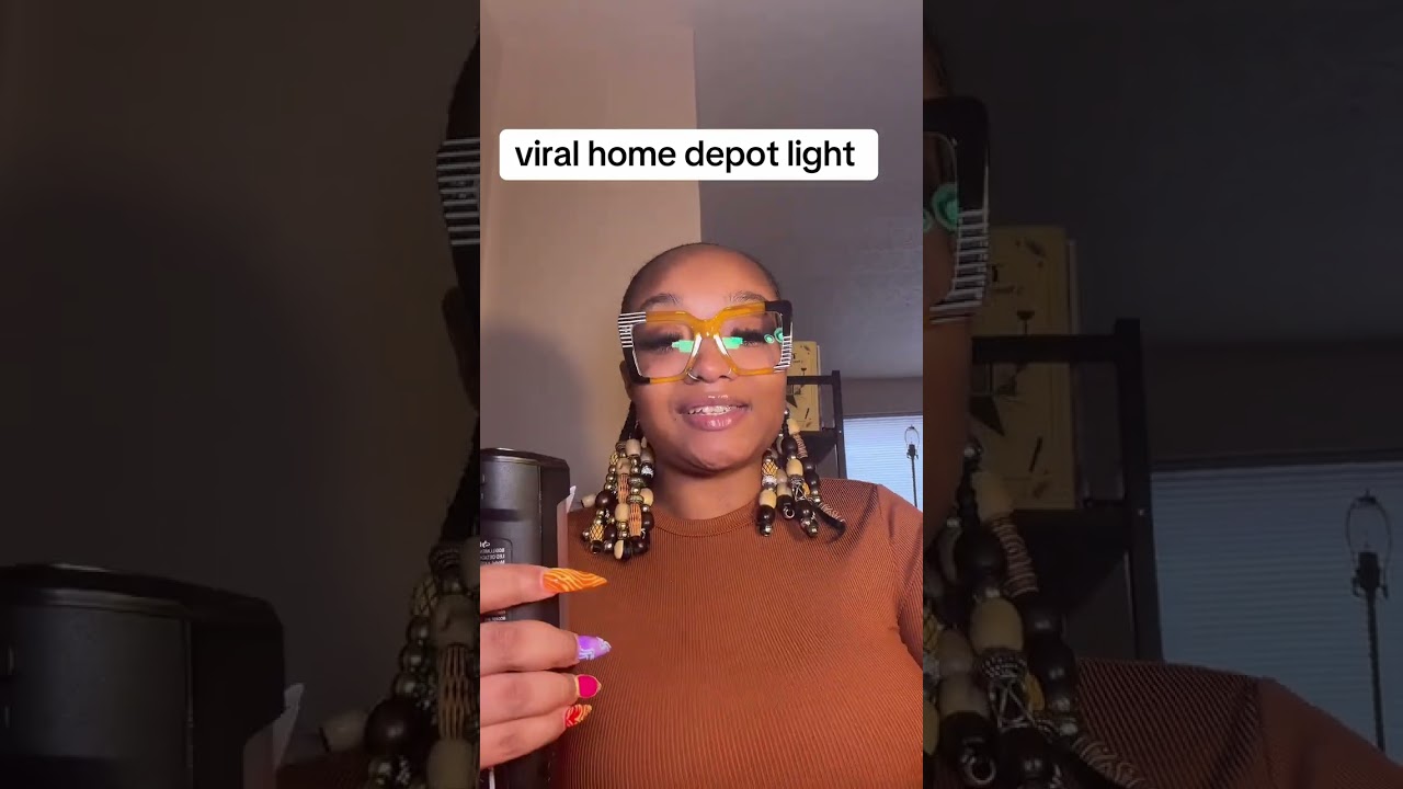 i got that viral home depot light and baby 😍😍😍😍 you def gotta go get one if you&rsquo;re a content