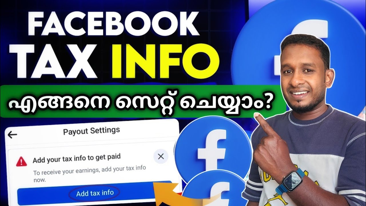 How to Add Tax Info Your Facebook Profile 2025 / Malayalam | ഫേസ്ബുക് tax info സെറ്റ് ചെയ്യാം മലയാളം
