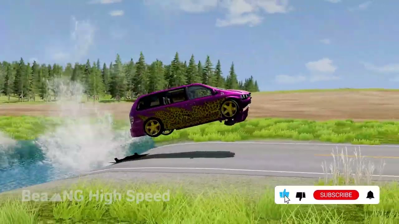 Cars & Trucks vs Deep Water Crashes #37 – BeamNG.drive | BeamNG High Speed