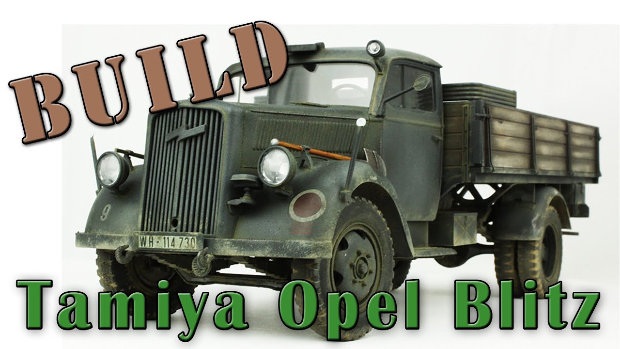 Tamiya Opel Truck Model Build
