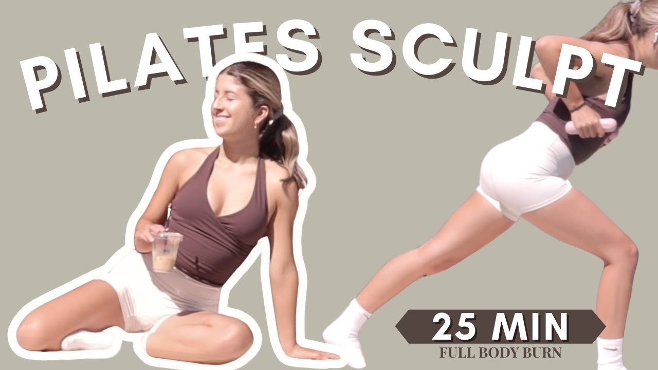 25 MIN FULL BODY PILATES SCULPT // intermedite full body pilates class