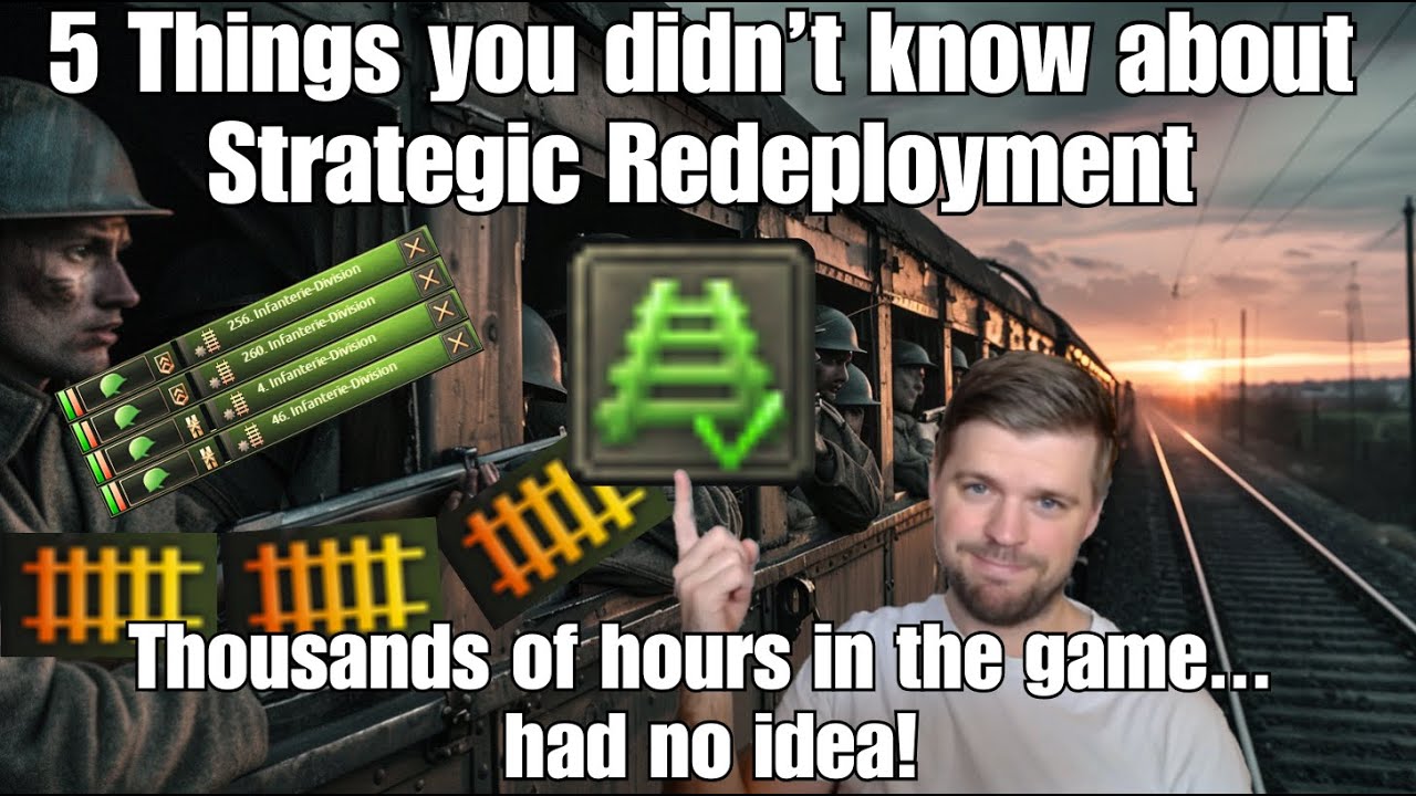 HOI4 Guide - 5 Things you didn't know about Strategic Redeployment