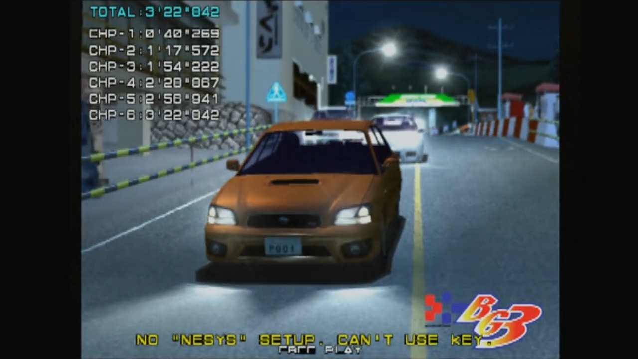 AC基板 バトルギア３ 弩級順☆５レース Ａクラス レガシィB4