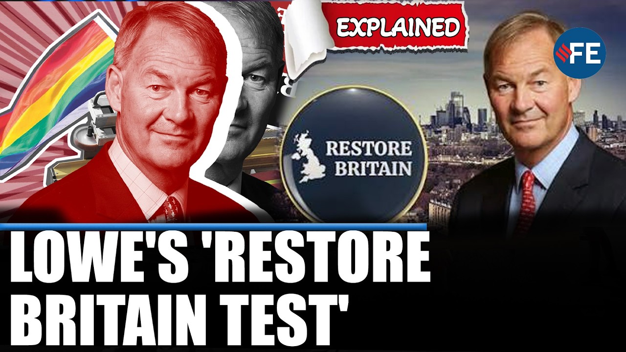 Rupert Lowe Unveils 'Restore Britain Test', Vows To Review All Laws | Britain's Future In Focus