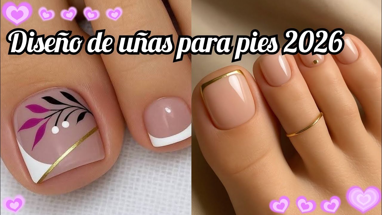 DISEÑOS DE UÑAS PARA PIES 2026 Y #UÑASBONITAS #UÑAS2026 #DISEÑOSDEUÑAS #UÑASENTENDENCIA 