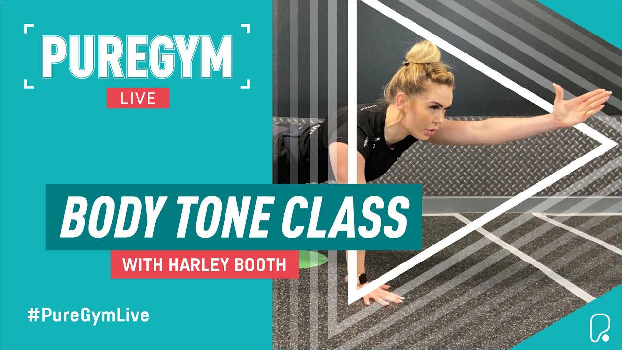PureGym Live | 30 Minute Body Tone Class with Harley Booth