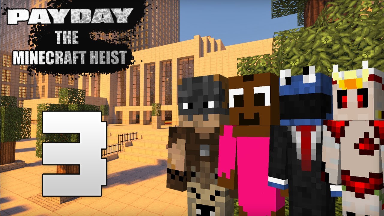 Minecraft - PayDay - Mapa de aventura - Episodio 3/3 - L3TCraft strike back