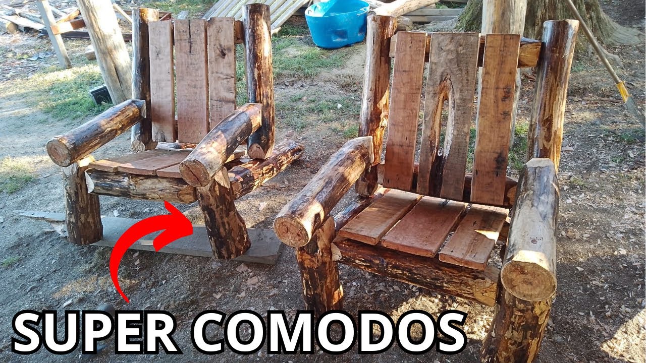 SILLON RUSTICO DE TRONCOS