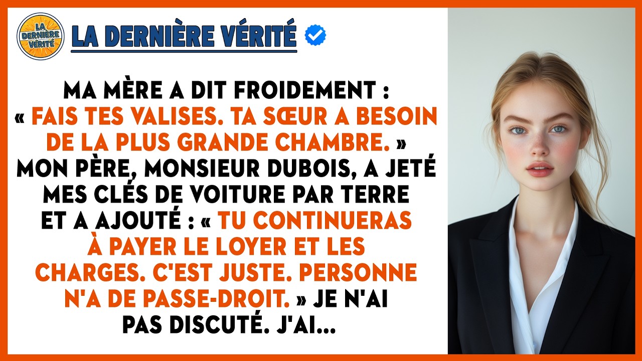 Mes Parents M'ont Mise À La Porte, Puis Ont Exigé Que Je Continue De Payer Le Loyer. Alors J'ai..
