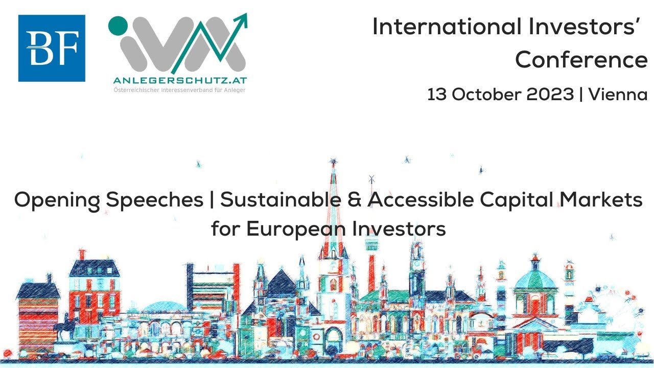 Opening Speeches | International Investors' Conference in Vienna | 13 October 2023
