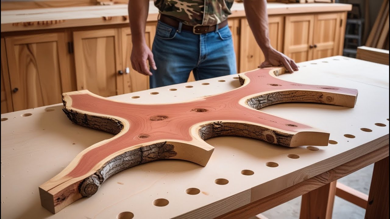 Farmhouse Chic: Upcycled Wood Garden Coffee Table & Shelf Build