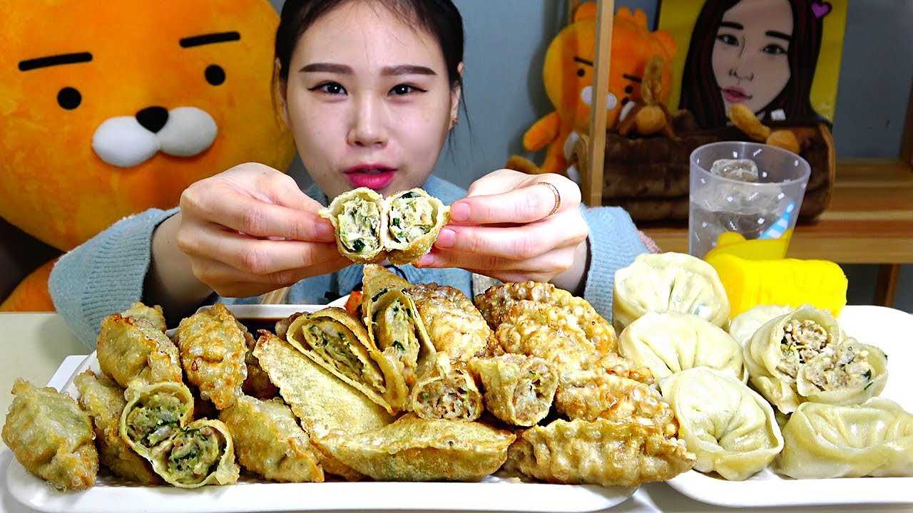 신상 오뚜기 프리미엄 X.O. 만두 먹방 Mukbang