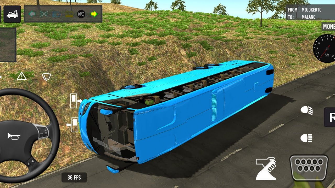 BUSSID Season 2 – Part 119😱| Risky Hill Driving Mission 😭 | Coach Bus Simulator Indonesia