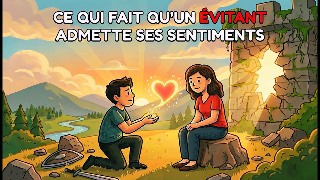 Qu'est-ce qui pousse un évitant à ADMETTRE ses sentiments (enfin)