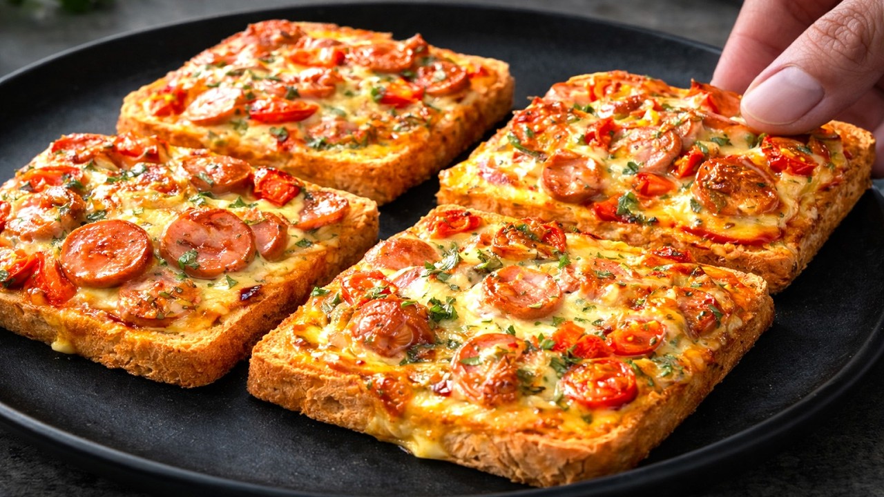 Вы еще никогда не пробовали такой вкусный завтрак – тосты с яйцом прямо из духовки всего за 5 минут!