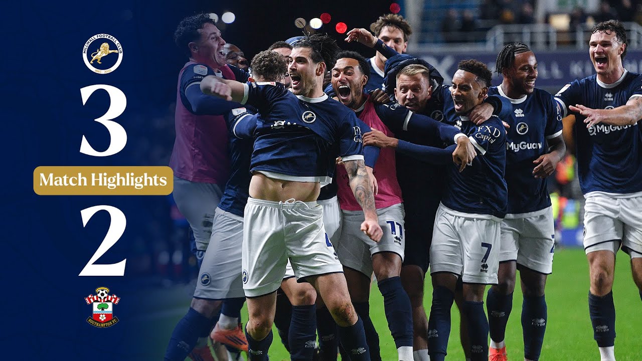 🤩 A crazy afternoon at The Den | Millwall 3-2 Southampton | Match Highlights