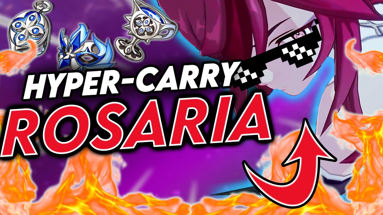 ROSARIA IS AMAZING NOW 2.4 UPDATED Rosaria Build Guide F2P | Genshin Impact Showcase