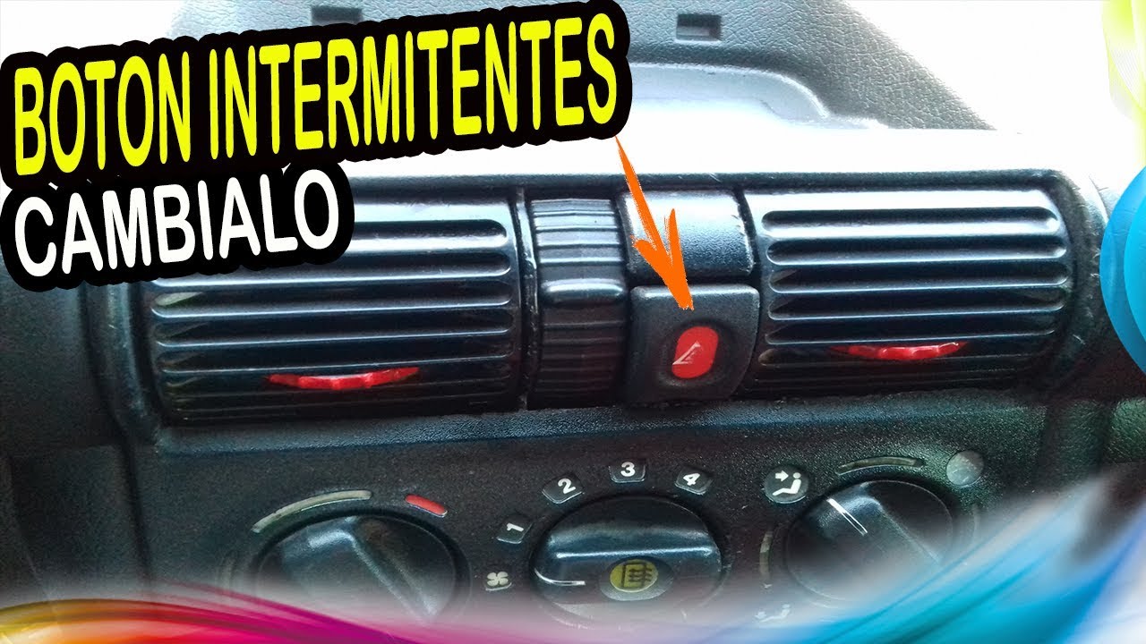 Como cambiar el botón de intermitentes de chevy | Opel corsa | Bto cars