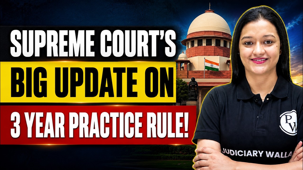 Law Officers' Experience Will Be Counted Towards 3 Year Practice Rule? Supreme Court to Decide