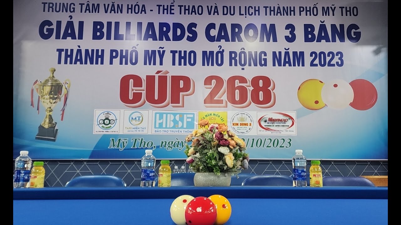 CHUNG KẾT : Trần Đức Minh vs Phan Thanh Phong | Giải Billiard 3C Cúp 268 Mỹ Tho mở rộng 2023