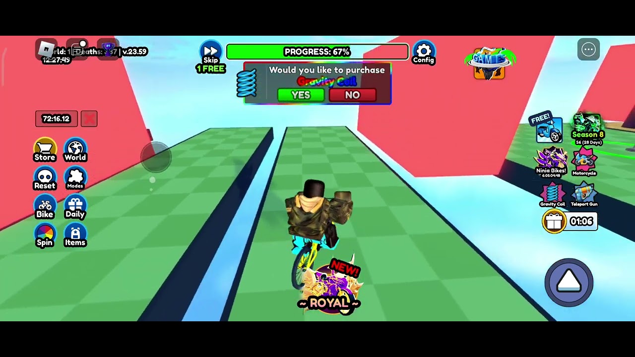 Sepeda Roblox